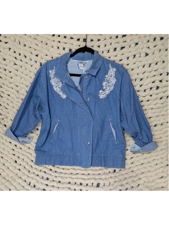 Koret City Jackets & Blazers - Vintage Embellished Denim Jacket | Koret City Blues PM